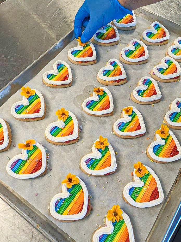 PRIDE Frosted Sugar Cookies