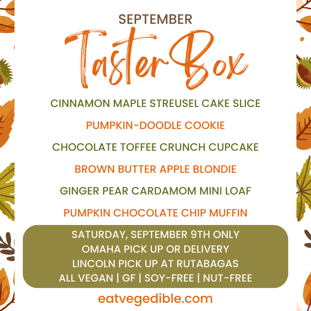 September Taster Box 9/9