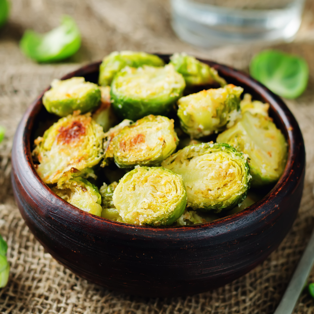 Garlic Parm Brussels Sprouts