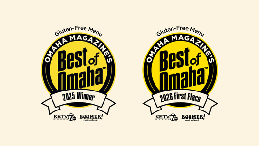 First Place - Gluten-free Menu Best of Omaha 2026