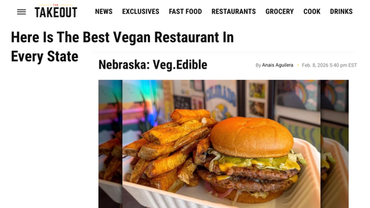 Veg.Edible Named "Best Vegan Food In Nebraska"