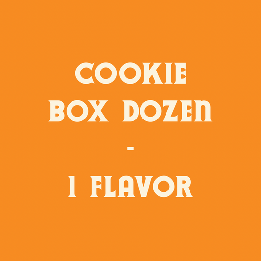 Cookie Box Dozen - 1 Flavor