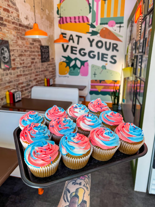 Bomb Pop Cupcakes 6-pack