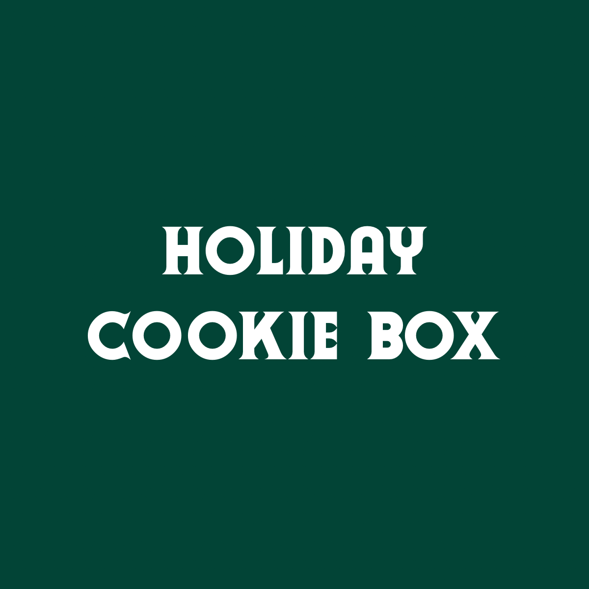 2025 Holiday Cookie Box