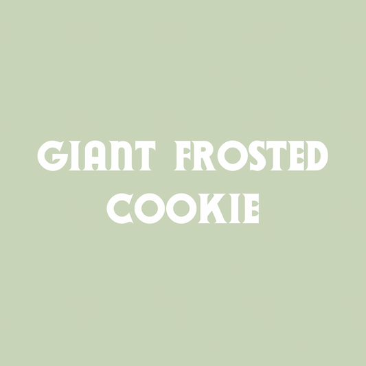 Giant Frosted Cookie
