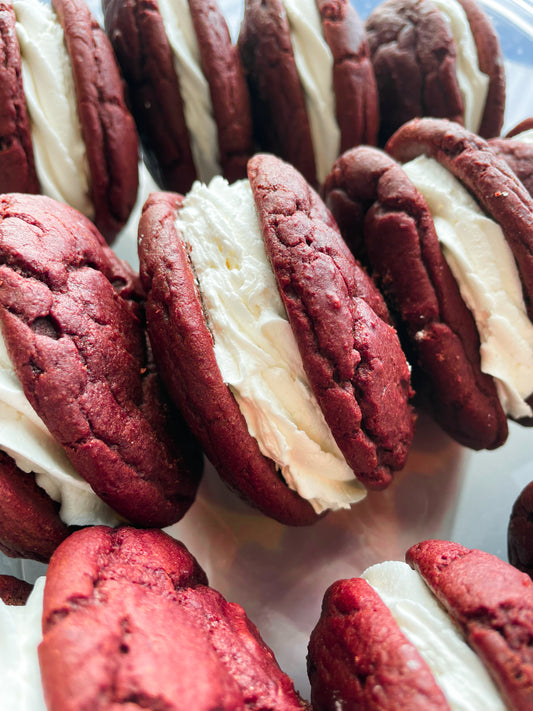 Red Velvet Whoopie Pies